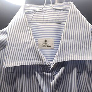 Blue Striped Dress Shirt for Men